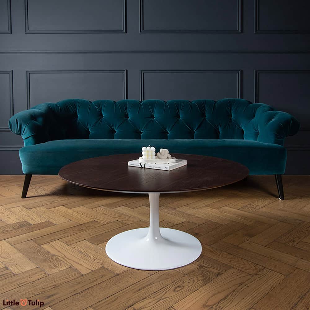 Those that prefer a classical wooden piece for their living room would love this real Walnut Veneer Saarinen Tulip coffee table that ticks all the boxes