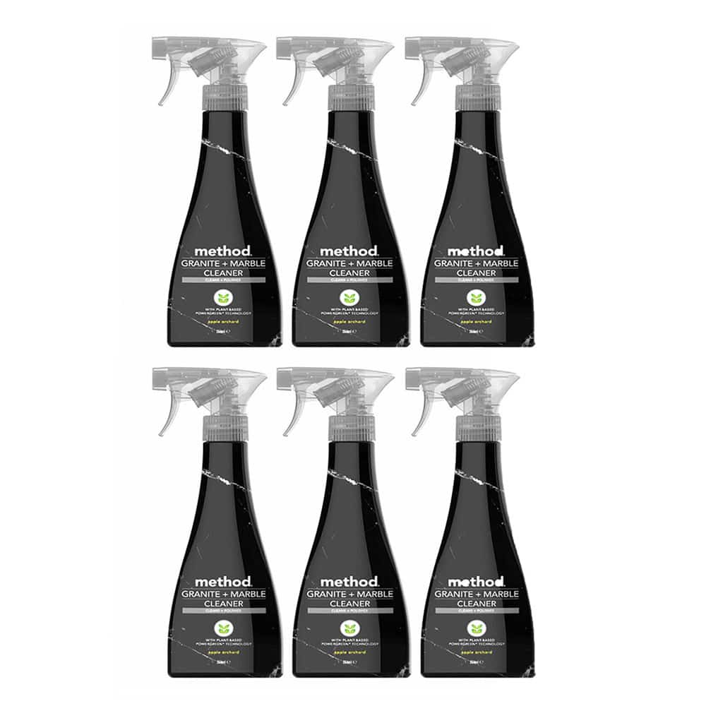 Our best value for money with this 6 pack of Method Granite & Marble Daily Cleaner which is ideal for domestic cleaning and spillages with your chosen table